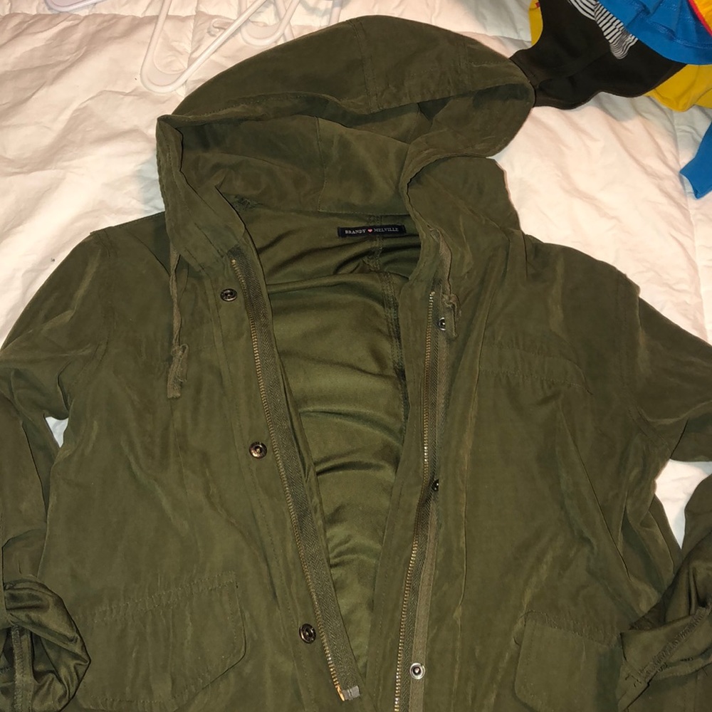 Brandy Melville Olive Green Jacket